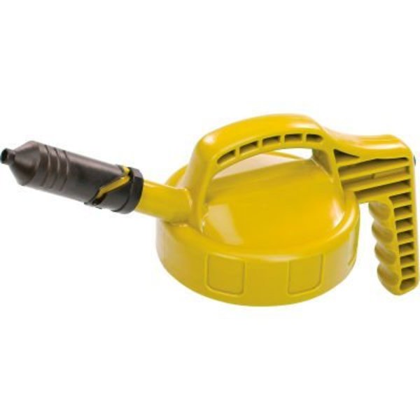 Edm Zap Parts Oil Safe Mini Spout Lid, Yellow, 100409 100409